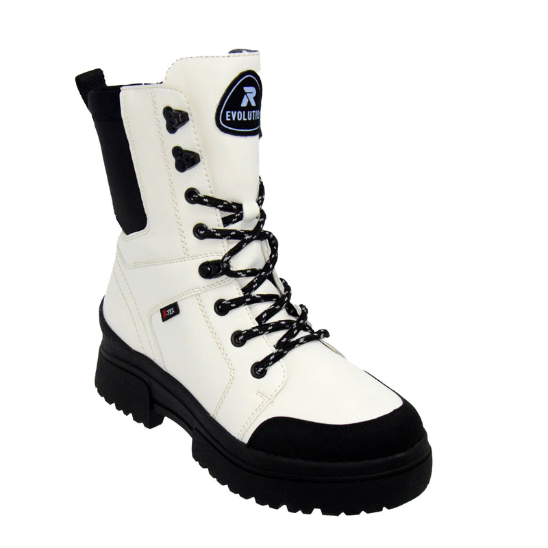 GHETE CASUAL DAMA RIEKER W0374-80 CREM - imagine 2