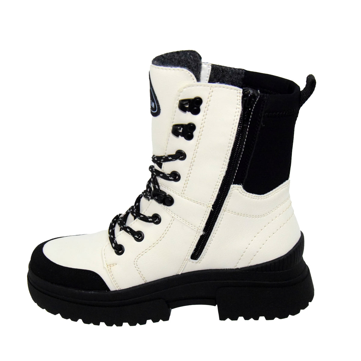 GHETE CASUAL DAMA RIEKER W0374-80 CREM - imagine 4