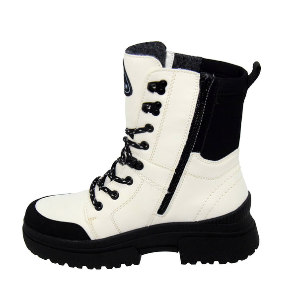 GHETE CASUAL DAMA RIEKER W0374-80 CREM - imagine 4