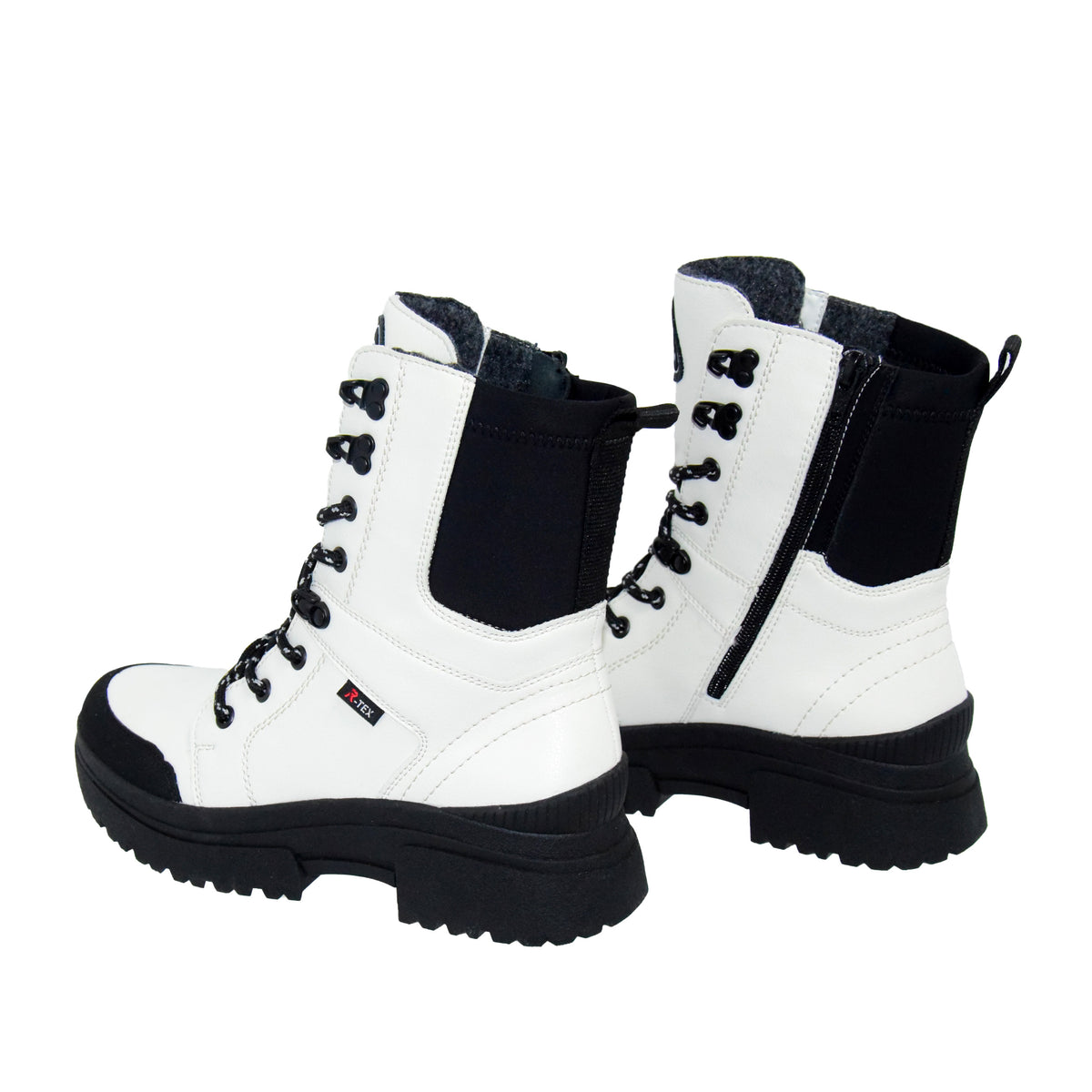 GHETE CASUAL DAMA RIEKER W0374-80 CREM - imagine 7