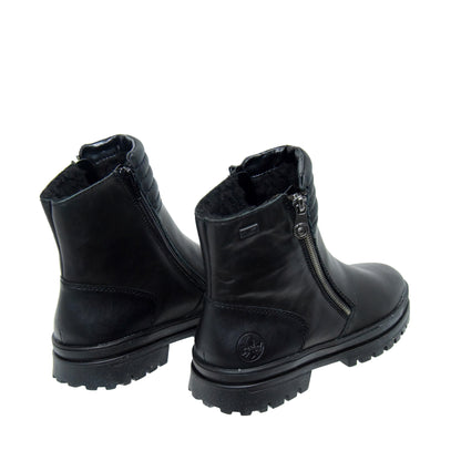 GHETE CASUAL DAMA RIEKER Z5452-00 NEGRE
