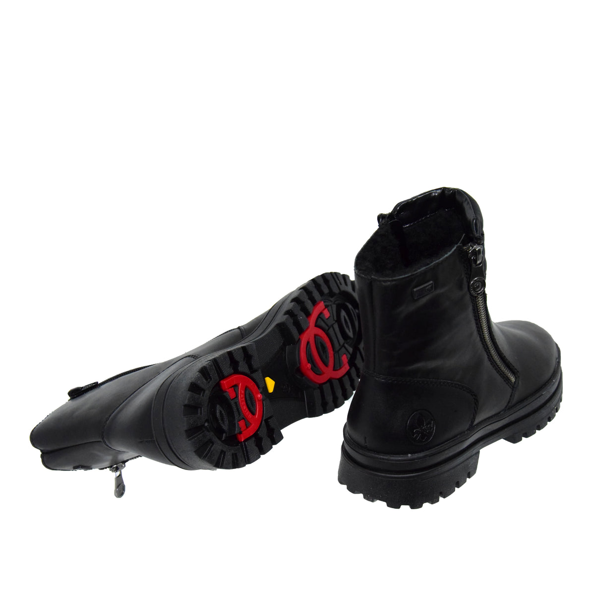 GHETE CASUAL DAMA RIEKER Z5452-00 NEGRE - imagine 9