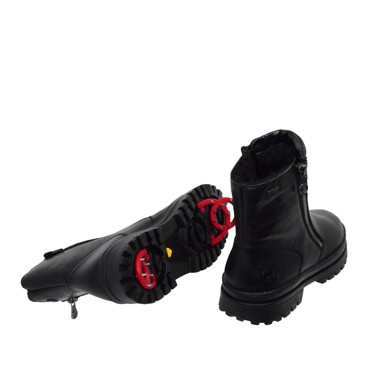 GHETE CASUAL DAMA RIEKER Z5452-00 NEGRE - imagine 10