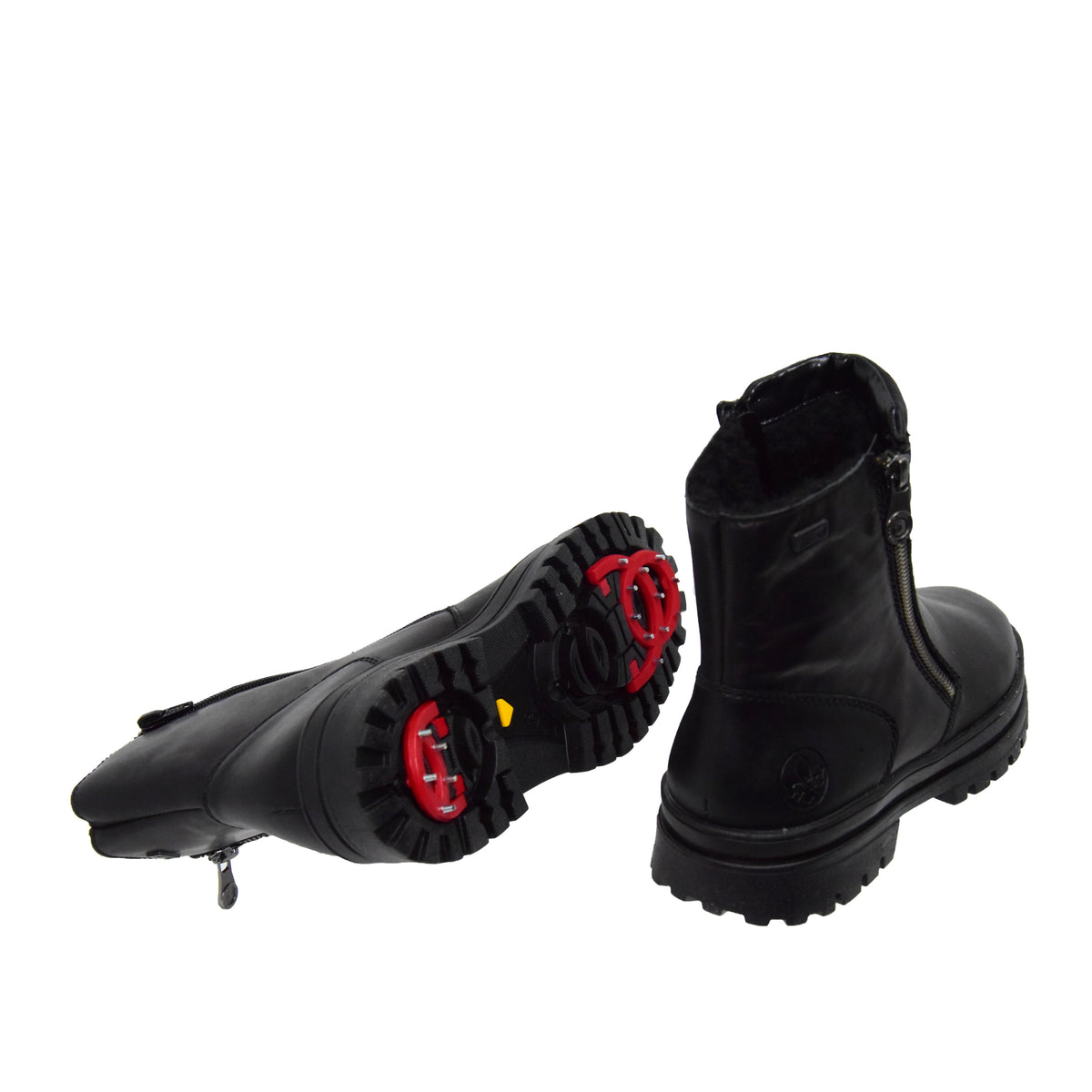 GHETE CASUAL DAMA RIEKER Z5452-00 NEGRE - imagine 11