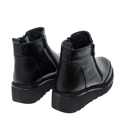 GHETE ELEGANTE DAMA CASPIAN 3533-1 NEGRE