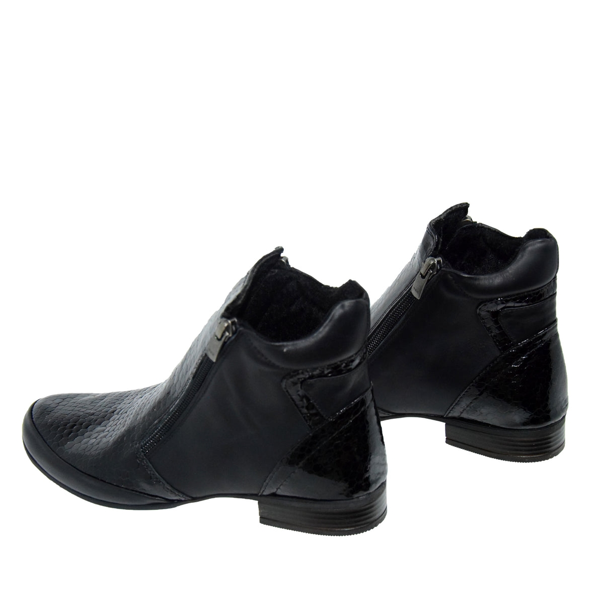 GHETE ELEGANTE DAMA DOGATI 9011 NEGRE - imagine 12