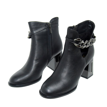 GHETE ELEGANTE DAMA JOSE SIMON K9191-3A NEGRE