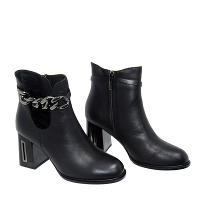 GHETE ELEGANTE DAMA JOSE SIMON K9191-3A NEGRE