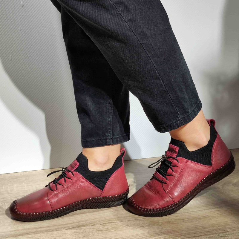 PANTOFI CASUAL DAMA FORMAZIONE 2051 BORDO - imagine 3