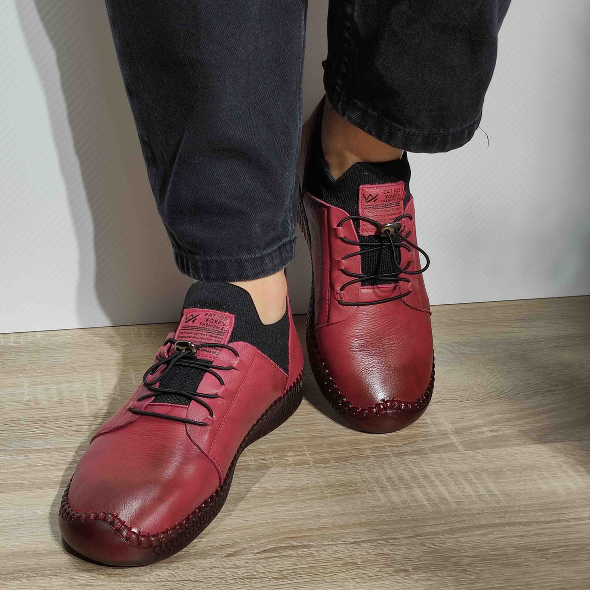 PANTOFI CASUAL DAMA FORMAZIONE 2051 BORDO - imagine 5