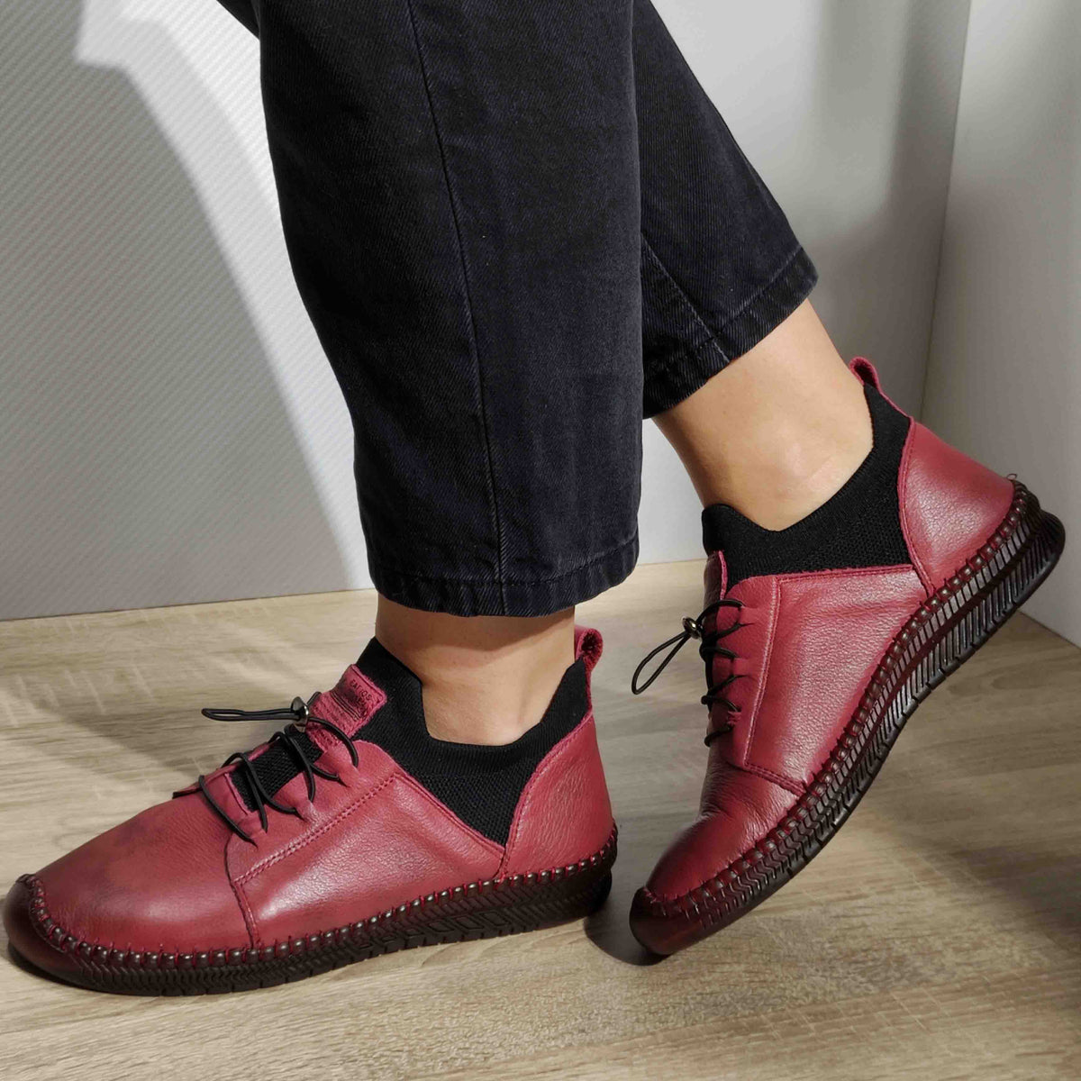 PANTOFI CASUAL DAMA FORMAZIONE 2051 BORDO - imagine 2