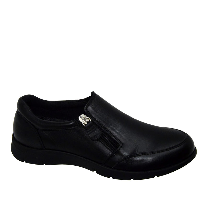 PANTOFI CASUAL DAMA ANNA VIOTTI D21-22609 NEGRI - imagine 2