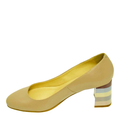 PANTOFI ELEGANȚI DAMĂ PERLLA 582-1 BEJ