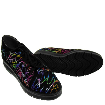 PANTOFI CASUAL DAMĂ BRATEX M1 NEGRI COLOR