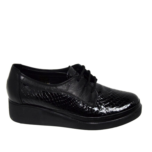 PANTOFI CASUAL DAMA CASPIAN 124 NEGRI
