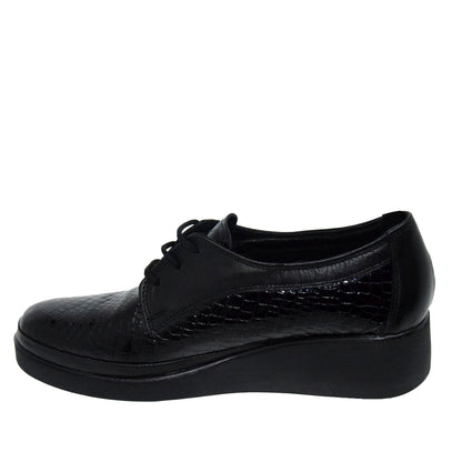 PANTOFI CASUAL DAMA CASPIAN 124 NEGRI