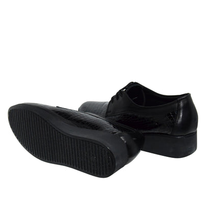 PANTOFI CASUAL DAMA CASPIAN 124 NEGRI