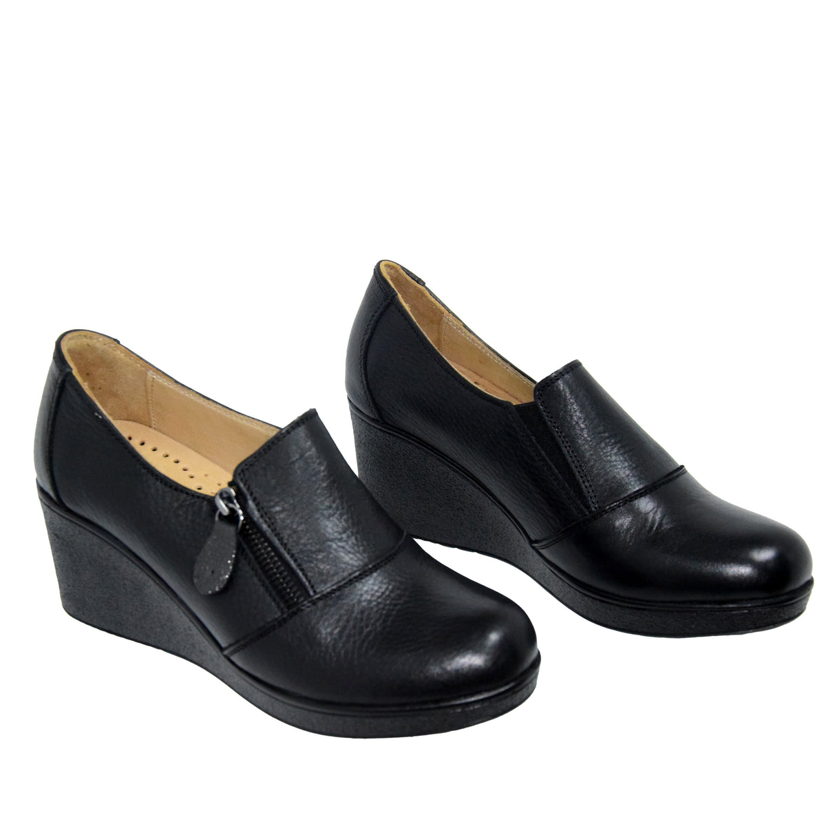 PANTOFI CASUAL DAMA CASPIAN 6003 NEGRI - imagine 7