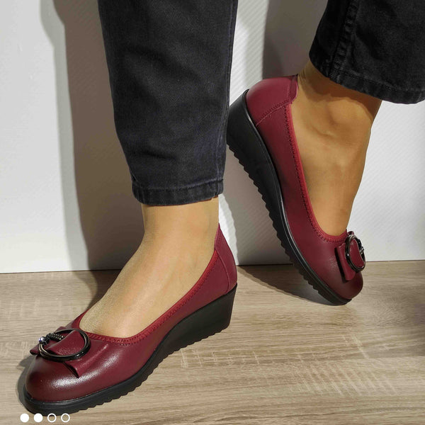 PANTOFI CASUAL DAMA FORMAZIONE 220711 WINE - imagine 4