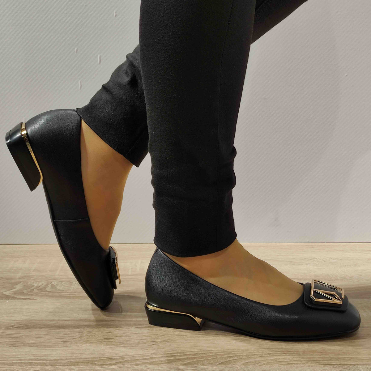 PANTOFI CASUAL DAMA FORMAZIONE 88321 NEGRI - imagine 3
