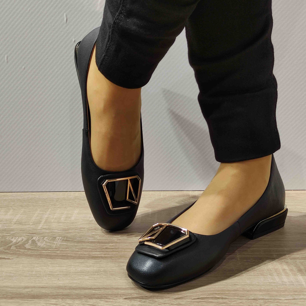 PANTOFI CASUAL DAMA FORMAZIONE 88321 NEGRI - imagine 4