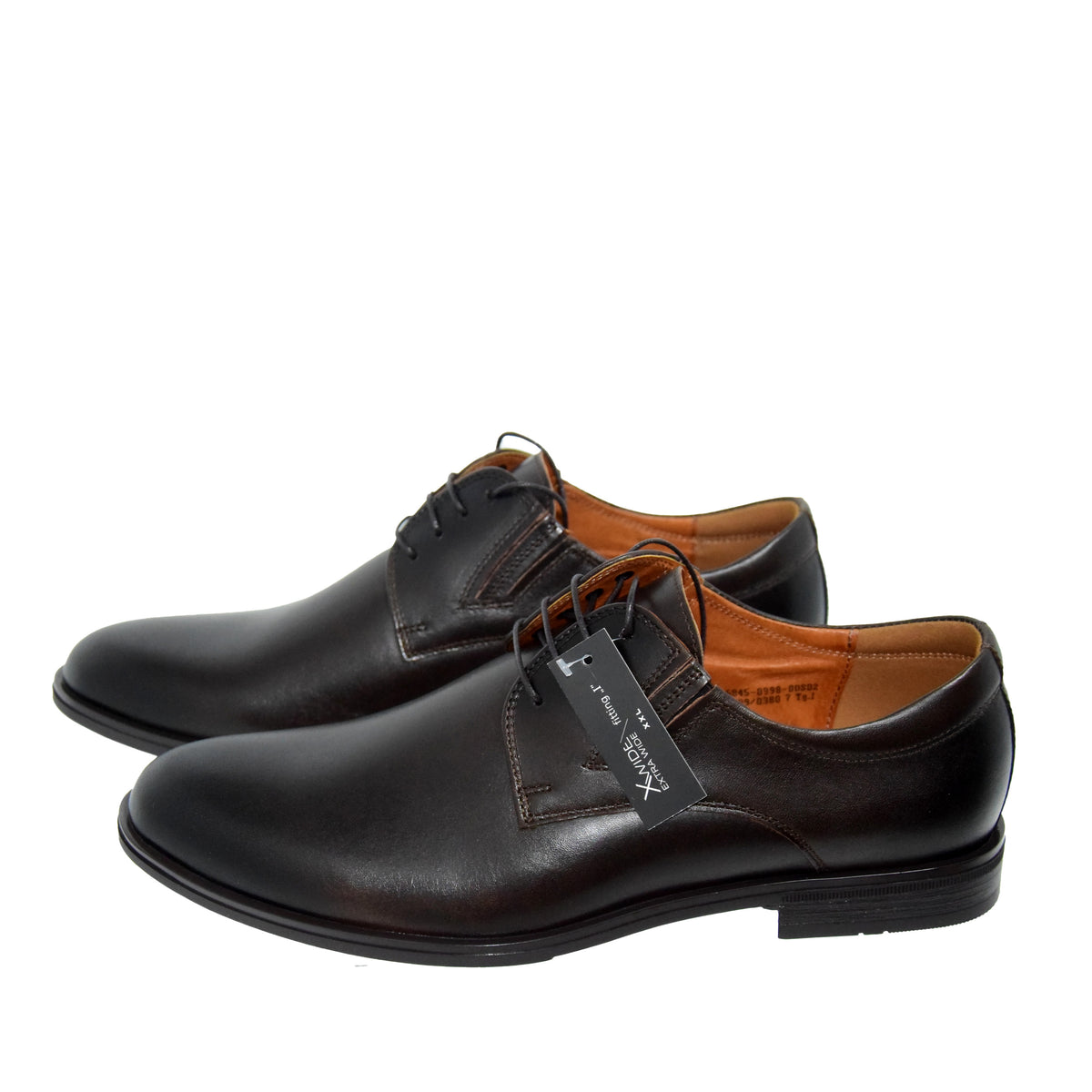 PANTOFI ELEGANTI BARBATI CONHPOL 6845-0998 MARO INCHIS - imagine 5