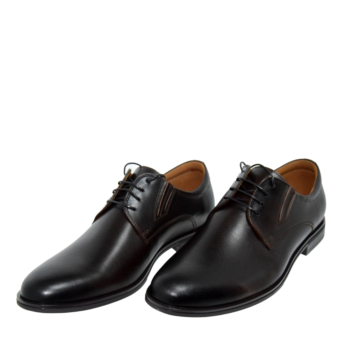 PANTOFI ELEGANTI BARBATI CONHPOL 6845-0998 MARO INCHIS - imagine 6