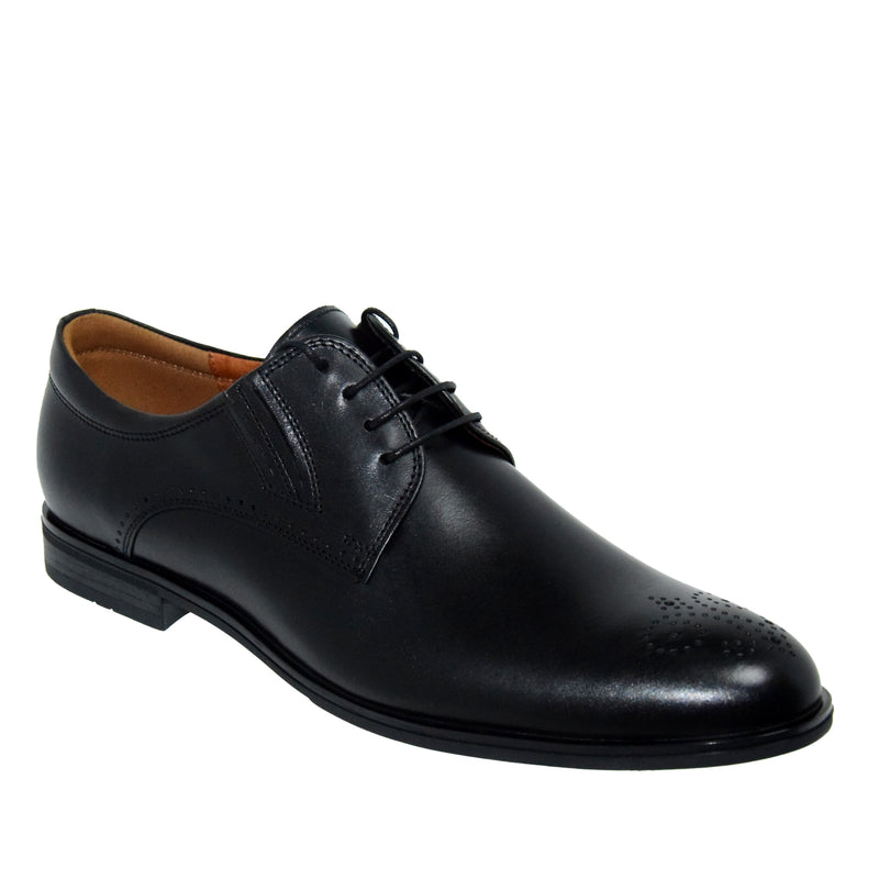 PANTOFI ELEGANTI BARBATI CONHPOL 7524-0800 NEGRI - imagine 2