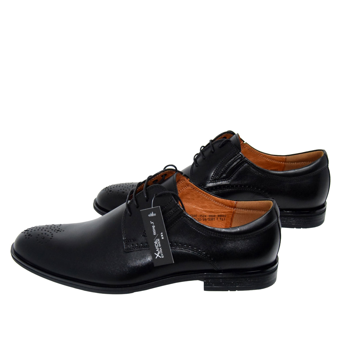 PANTOFI ELEGANTI BARBATI CONHPOL 7524-0800 NEGRI - imagine 5