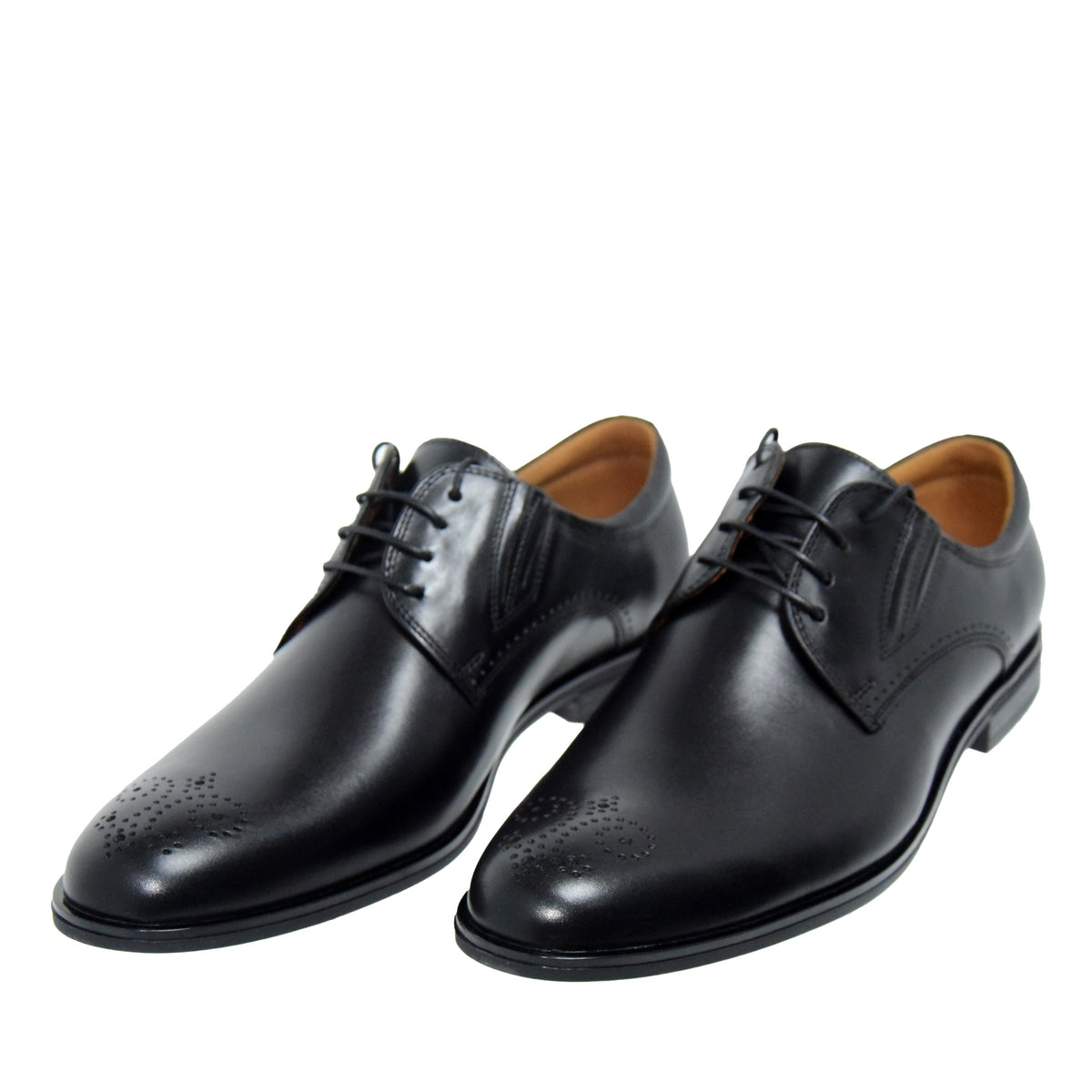 PANTOFI ELEGANTI BARBATI CONHPOL 7524-0800 NEGRI - imagine 7