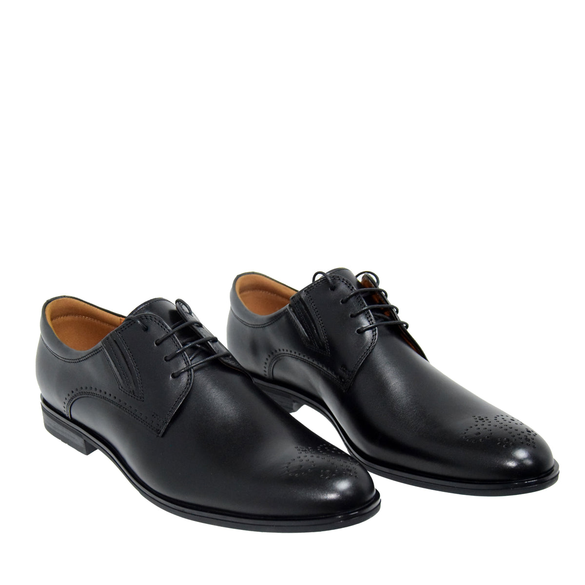 PANTOFI ELEGANTI BARBATI CONHPOL 7524-0800 NEGRI - imagine 8