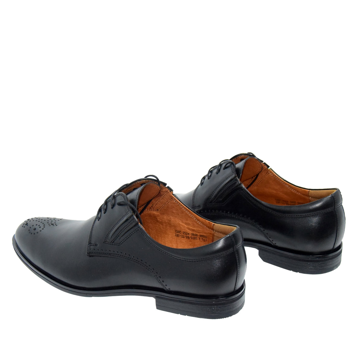 PANTOFI ELEGANTI BARBATI CONHPOL 7524-0800 NEGRI - imagine 9