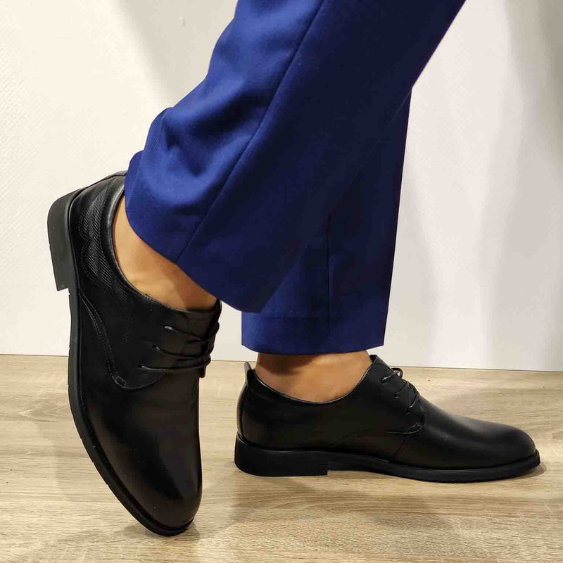 PANTOFI ELEGANTI BARBATI ELDEMAS WM801 NEGRI - imagine 5