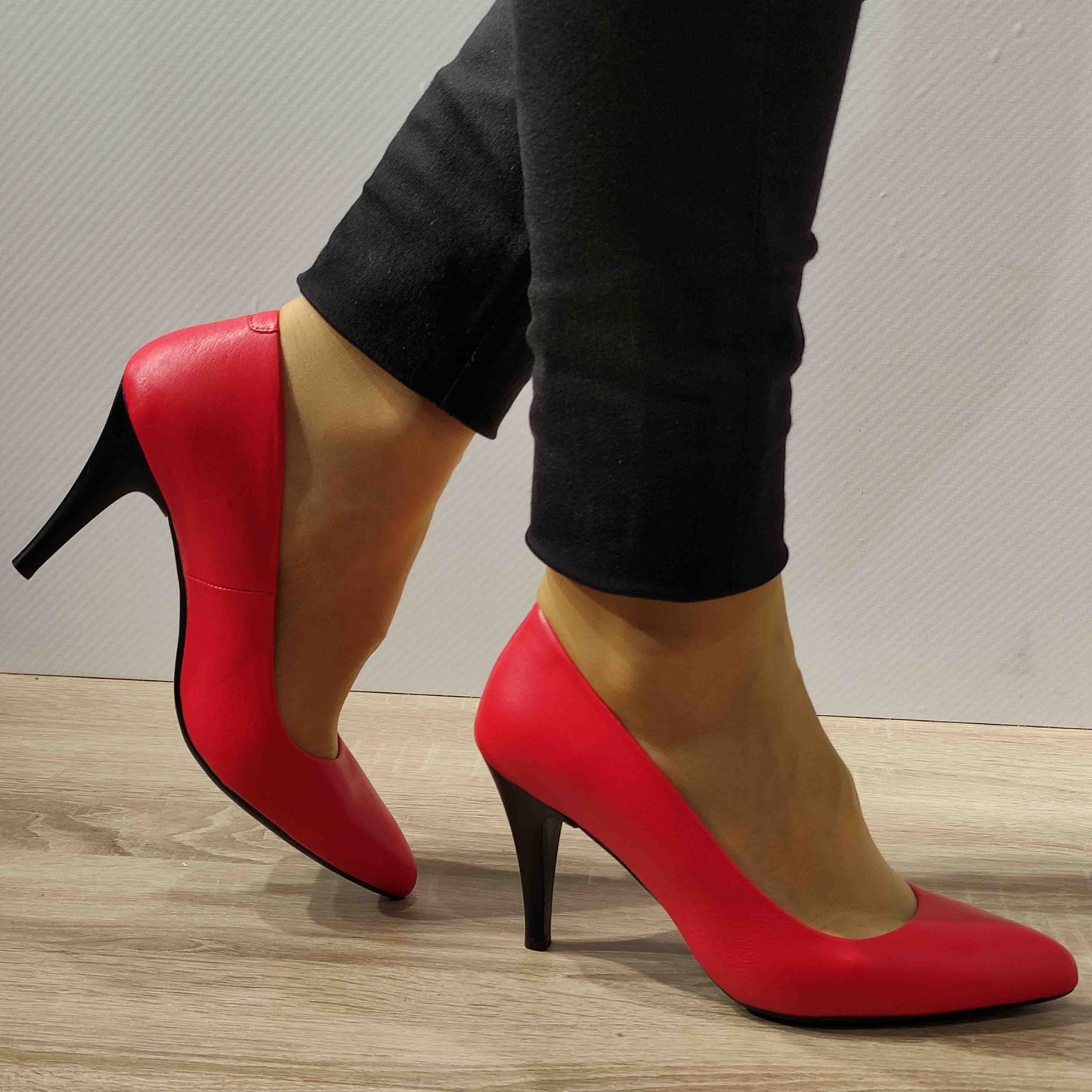 PANTOFI ELEGANTI DAMA ANNA VIOTTI D34-22354 ROSII