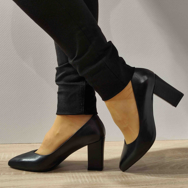 PANTOFI ELEGANTI DAMA ANNA VIOTTI D34-24171 NEGRI - imagine 2