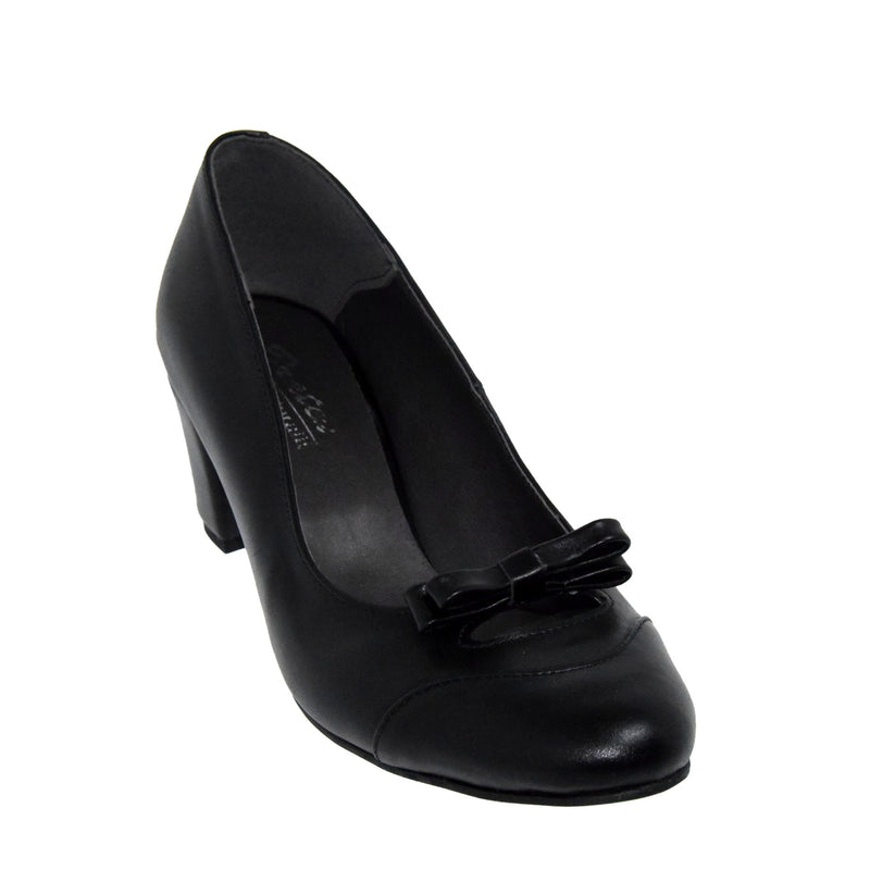 PANTOFI ELEGANTI DAMA BRATEX 360 NEGRI - imagine 3