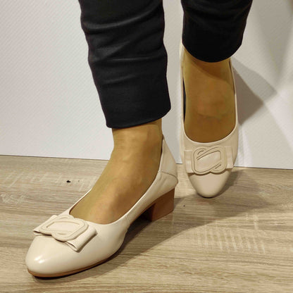 PANTOFI ELEGANTI DAMA FORMAZIONE 6885 CREM