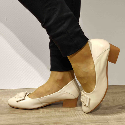 PANTOFI ELEGANTI DAMA FORMAZIONE 6885 CREM