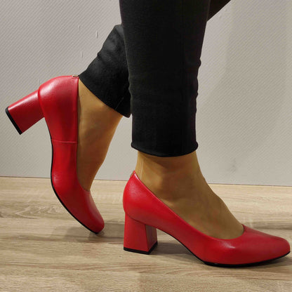 PANTOFI ELEGANTI DAMA SALA 9932 1856 ROSII