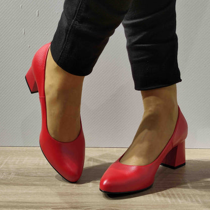 PANTOFI ELEGANTI DAMA SALA 9932 1856 ROSII