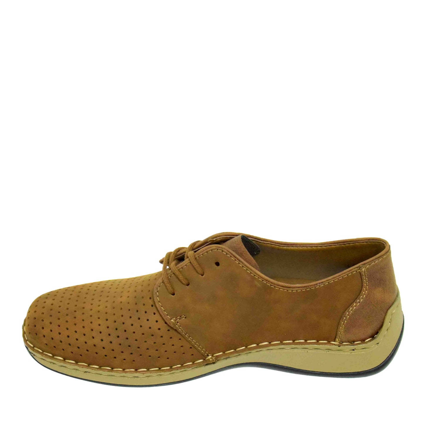 PANTOFI PERFORAȚI BĂRBAȚI RIEKER 05226-24 MARO