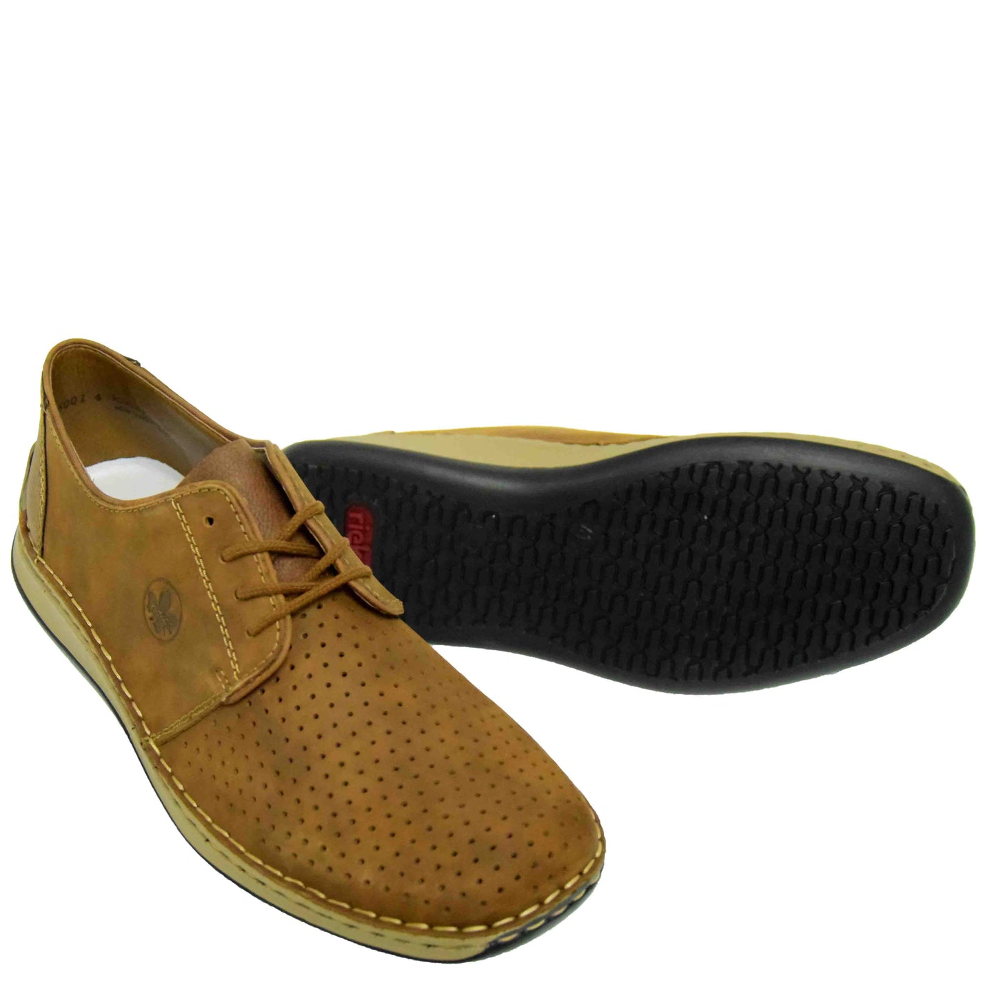 PANTOFI PERFORAȚI BĂRBAȚI RIEKER 05226-24 MARO