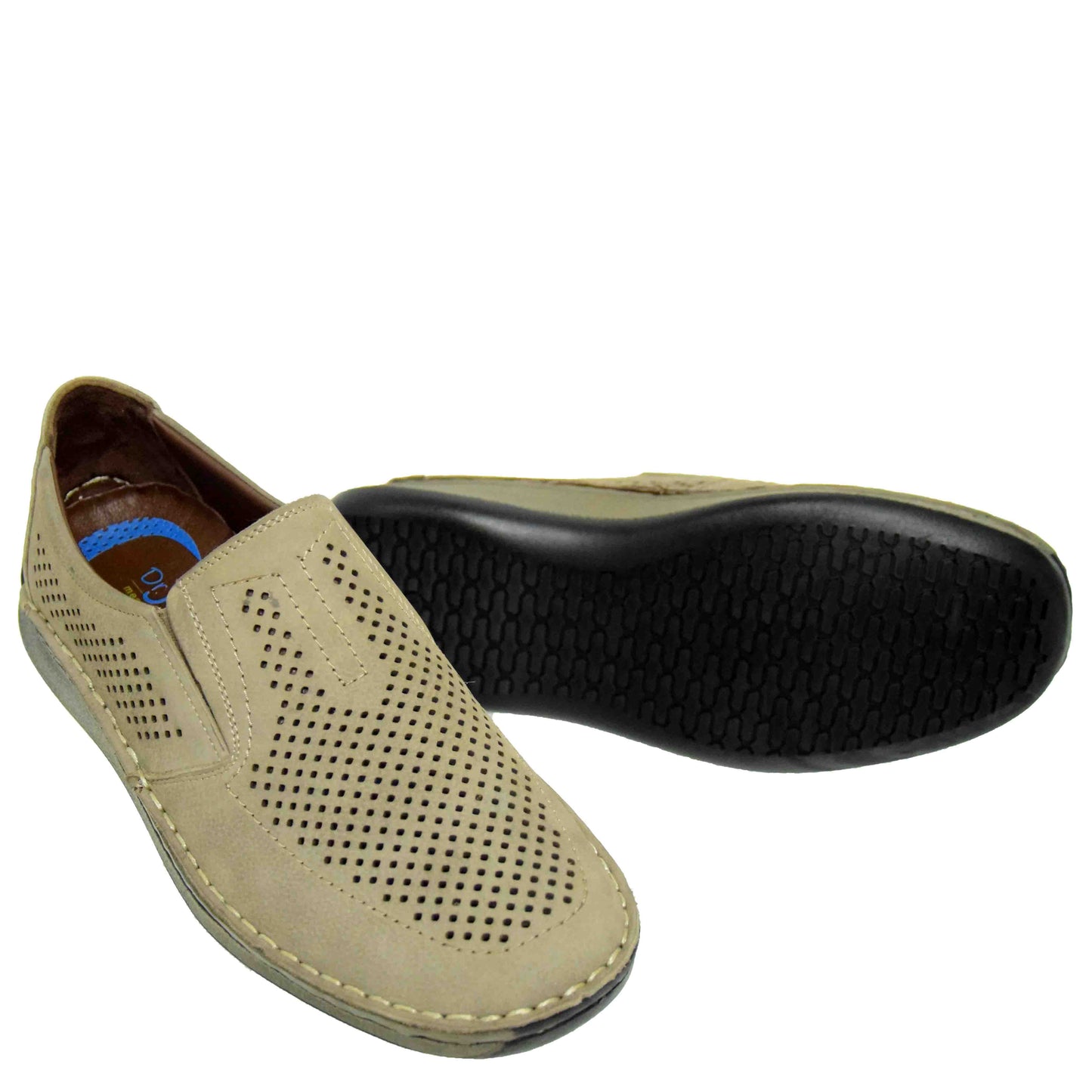 PANTOFI PERFORAȚI CASUAL BĂRBAȚI DR JELL DJ007