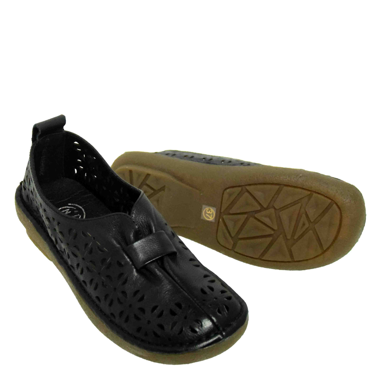 PANTOFI PERFORAȚI CASUAL DAMĂ FORMAZIONE FO118 - imagine 13