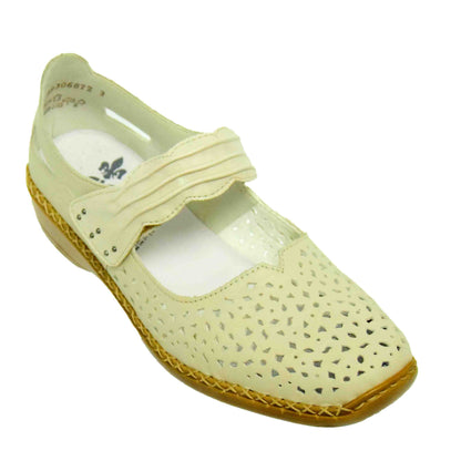 PANTOFI PERFORAȚI CASUAL DAMĂ RIEKER 41399-14