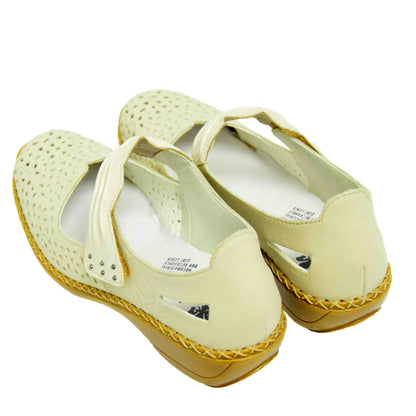 PANTOFI PERFORAȚI CASUAL DAMĂ RIEKER 41399-14