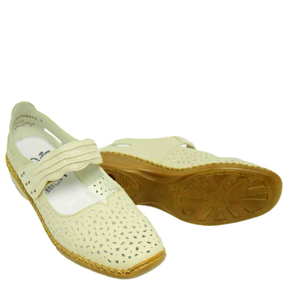 PANTOFI PERFORAȚI CASUAL DAMĂ RIEKER 41399-14
