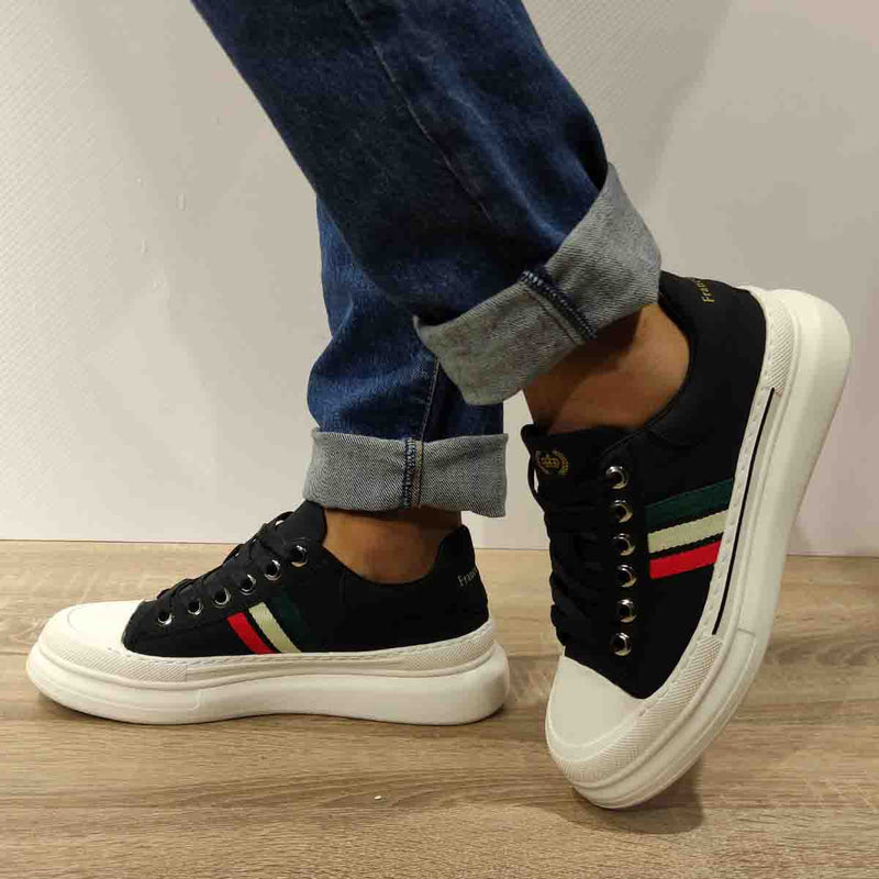PANTOFI SPORT BARBATI FRANCO GERARDO 02763 NEGRI - imagine 2