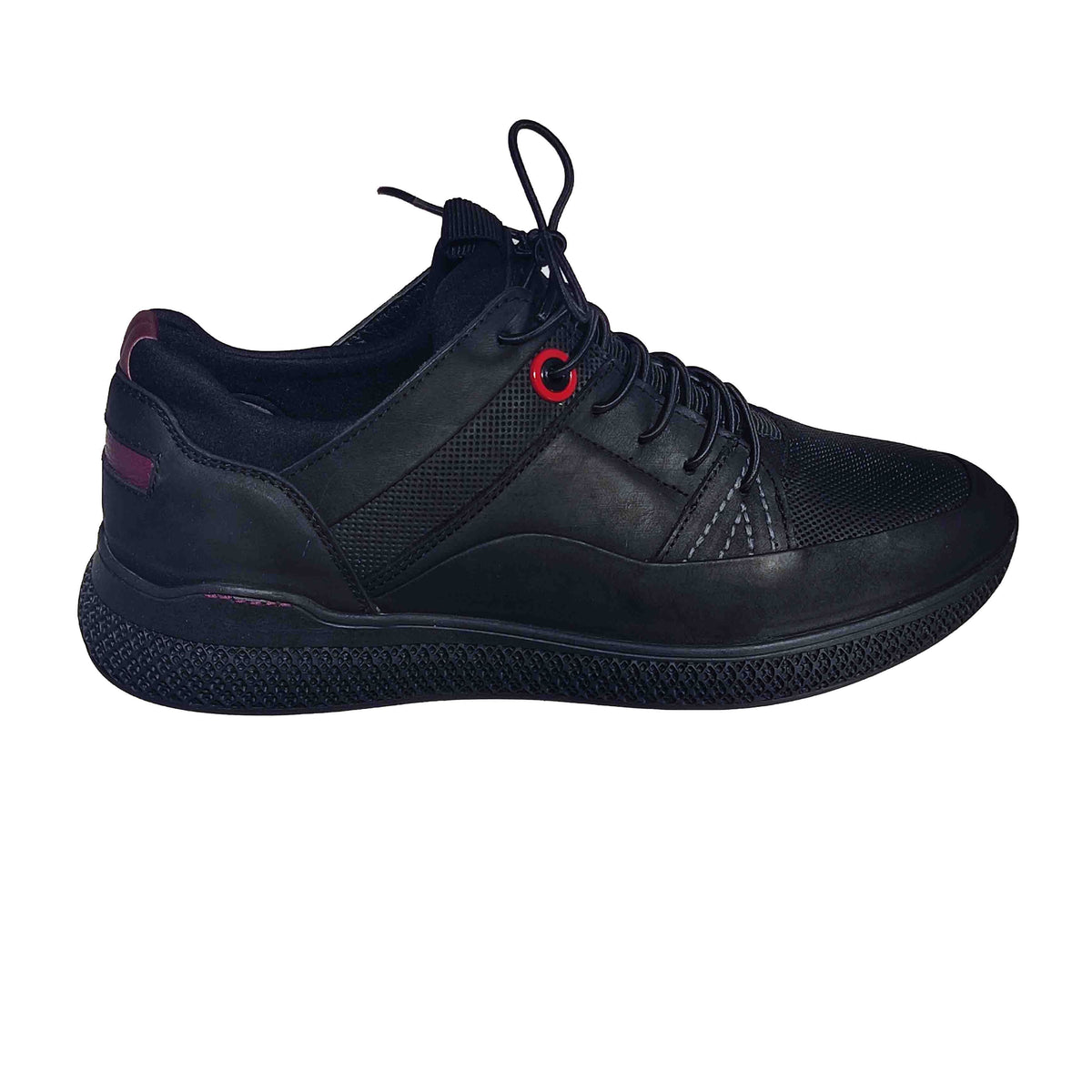Pantofi Sport Bărbați Dogati 5362 Negru – Piele Naturală – vedere 2