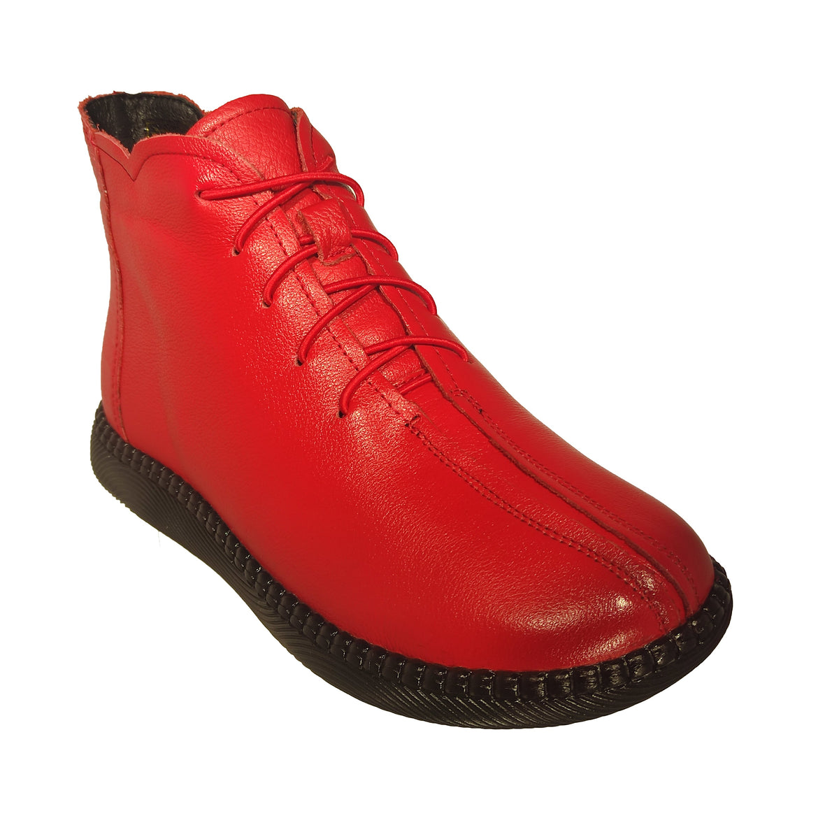 Ghete Casual Damă Formazione SC9580 Roșu – Piele Naturală – vedere 8
